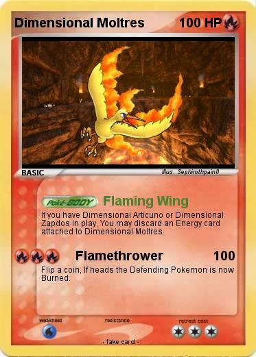 Pokemon Dimensional Moltres