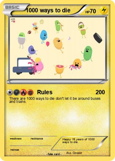 Pokemon 1000 ways to die