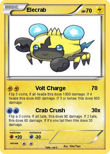 Pokemon Elecrab
