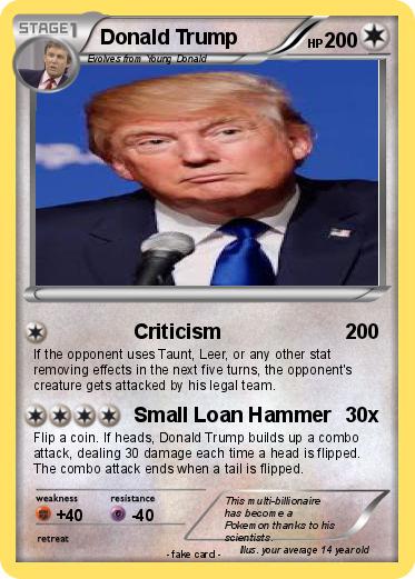 Pokemon Donald Trump