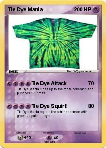 Pokemon Tie Dye Mania