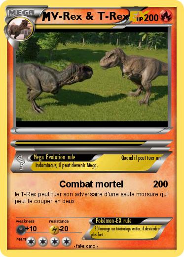 Pokemon V-Rex & T-Rex