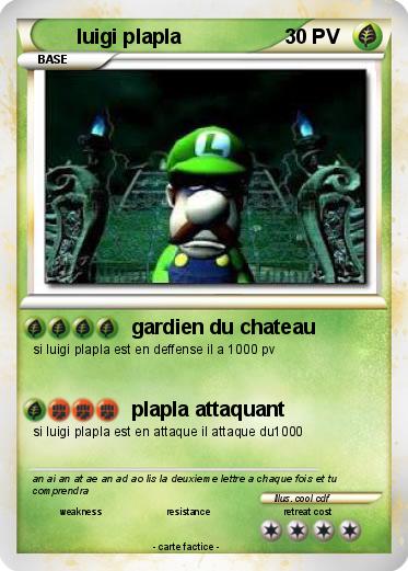 Pokemon luigi plapla