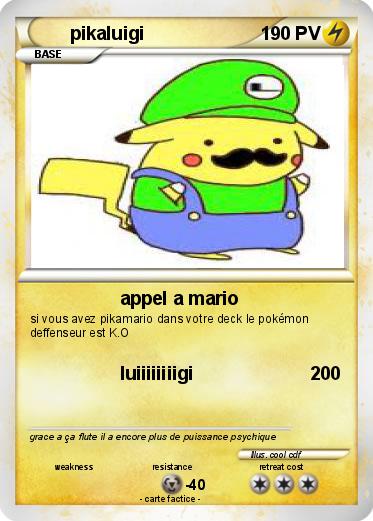Pokemon pikaluigi