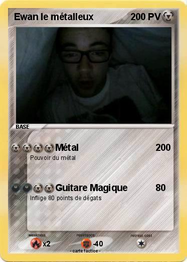 Pokemon Ewan le métalleux