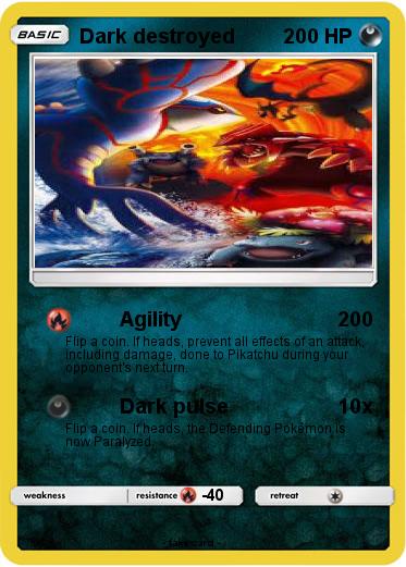 Pokemon Dark destroyed