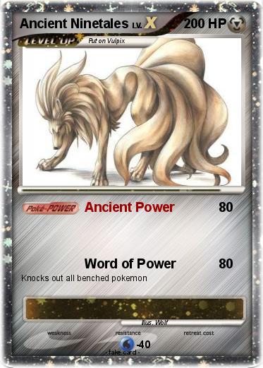 Pokemon Ancient Ninetales