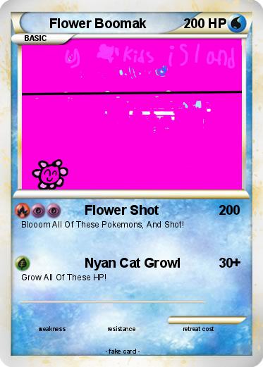 Pokemon Flower Boomak