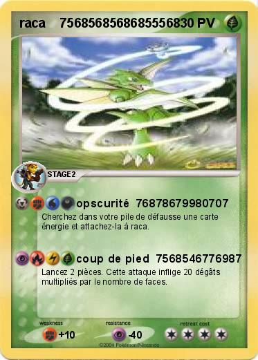 Pokemon raca    75685685686855568