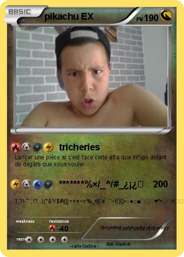 Pokemon pikachu EX