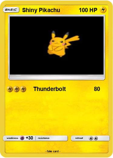 Pokemon Shiny Pikachu