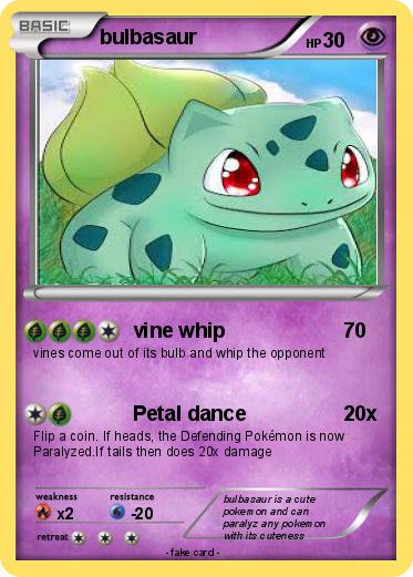 Pokemon bulbasaur