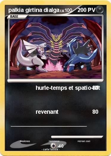 Pokemon palkia girtina dialga