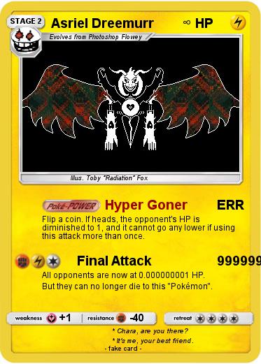 Pokemon Asriel Dreemurr