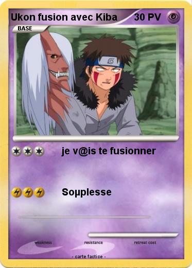 Pokemon Ukon fusion avec Kiba