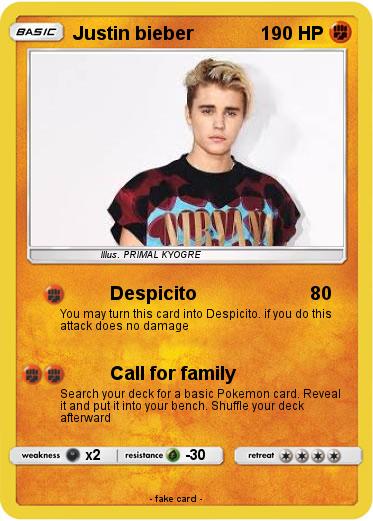 Pokemon Justin bieber