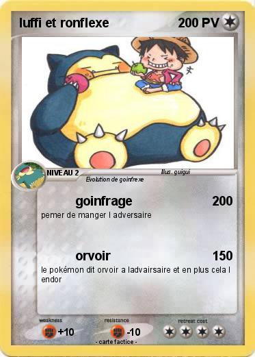 Pokemon luffi et ronflexe