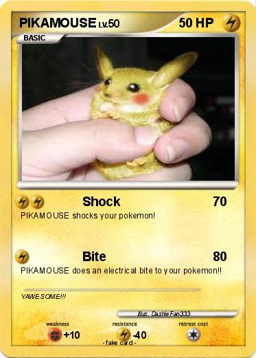Pokemon PIKAMOUSE