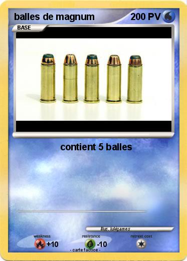 Pokemon balles de magnum
