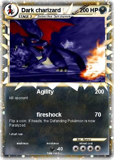 Pokemon Dark charizard