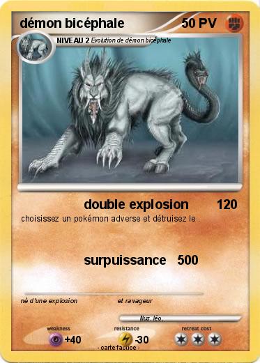 Pokemon démon bicéphale