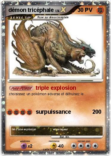 Pokemon démon tricéphale