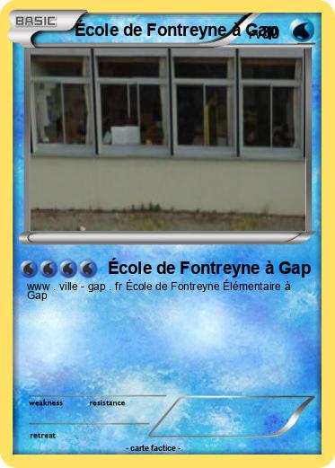 Pokemon École de Fontreyne à Gap