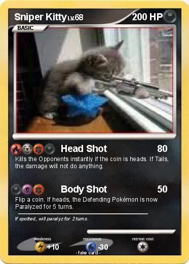 Pokemon Sniper Kitty