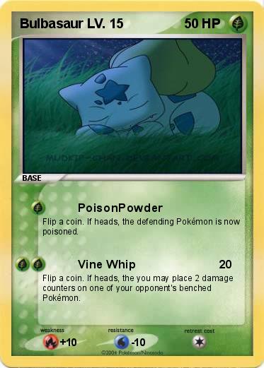 Pokemon Bulbasaur LV. 15
