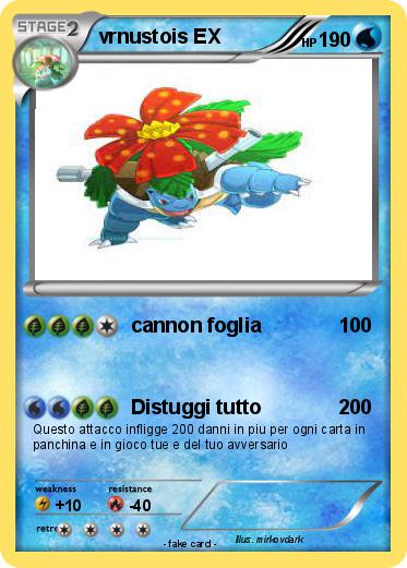 Pokemon vrnustois EX