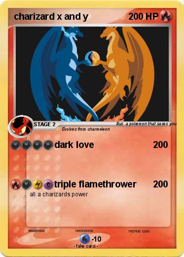 Pokemon charizard x and y
