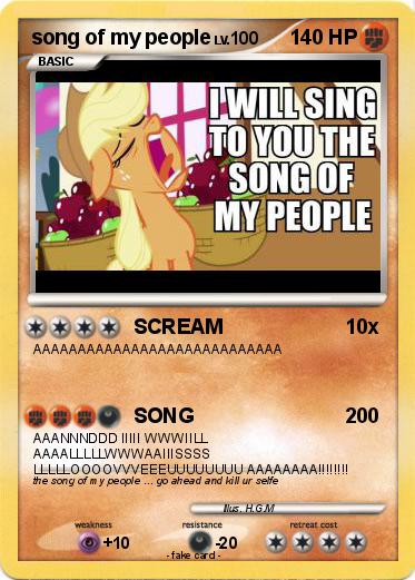Pokemon song of my people