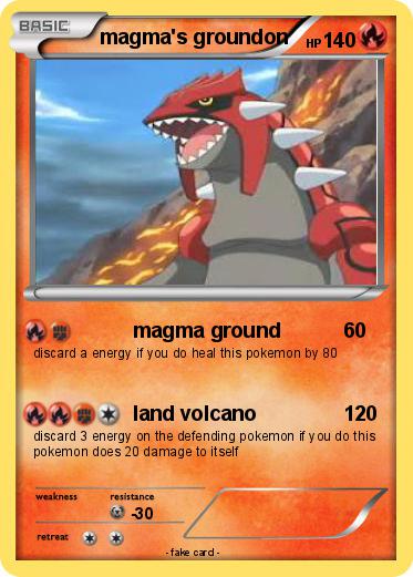 Pokemon magma's groundon