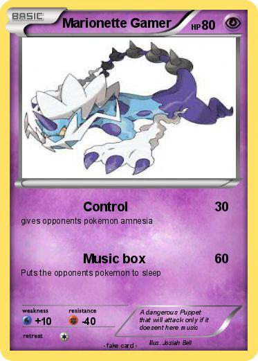 Pokemon Marionette Gamer