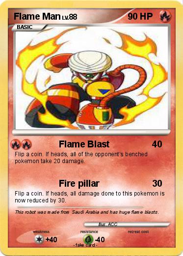 Pokemon Flame Man