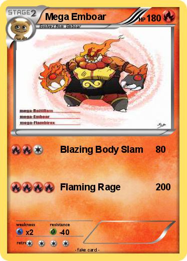 Pokemon Mega Emboar