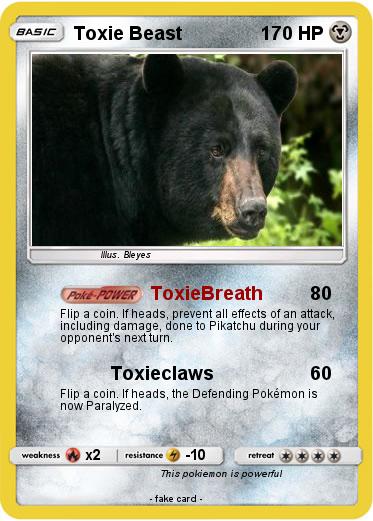 Pokemon Toxie Beast