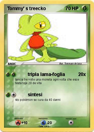 Pokemon Tommy' s treecko