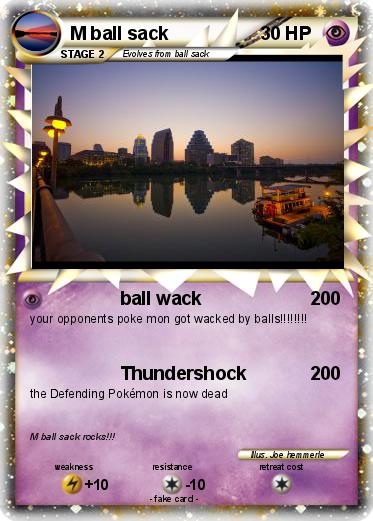 Pokemon M ball sack