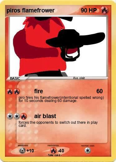 Pokemon piros flamefrower