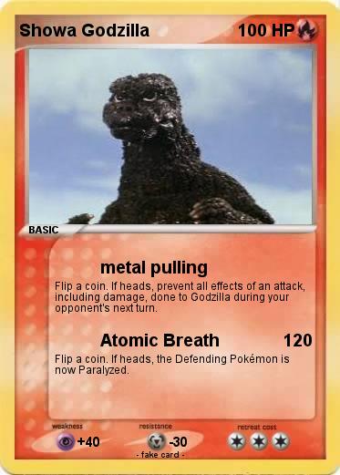 Pokemon Showa Godzilla
