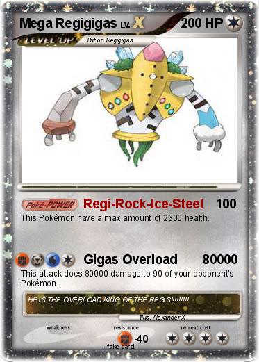 Pokemon Mega Regigigas