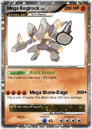 Pokemon Mega Regirock