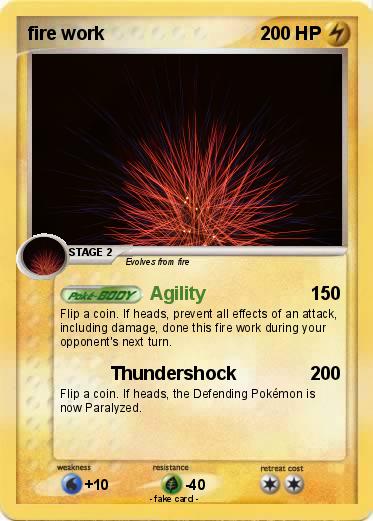 Pokemon fire work