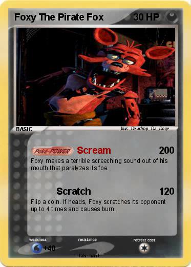 Pokemon Foxy The Pirate Fox