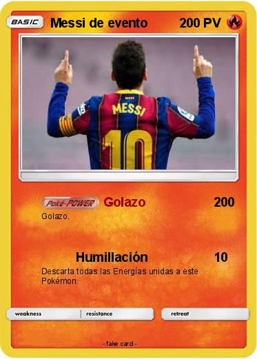 Pokemon Messi de evento