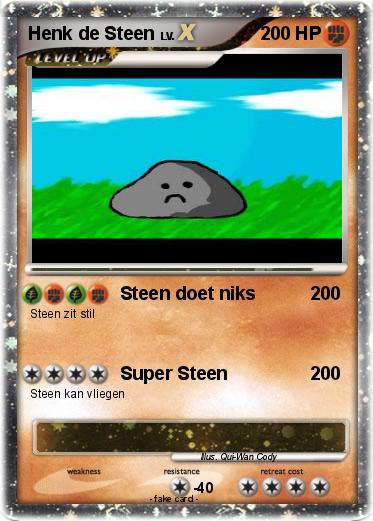 Pokemon Henk de Steen