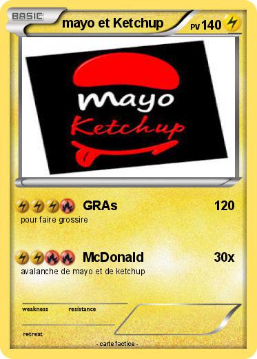 Pokemon mayo et Ketchup