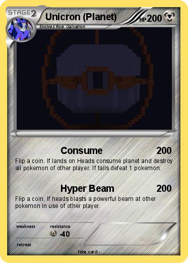 Pokemon Unicron (Planet)