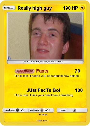 Pokemon Really high guy
